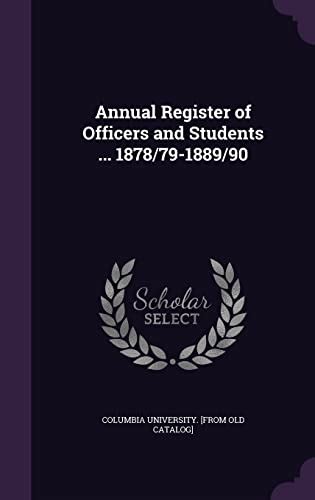 Annual Register of Officers and Students... Reader