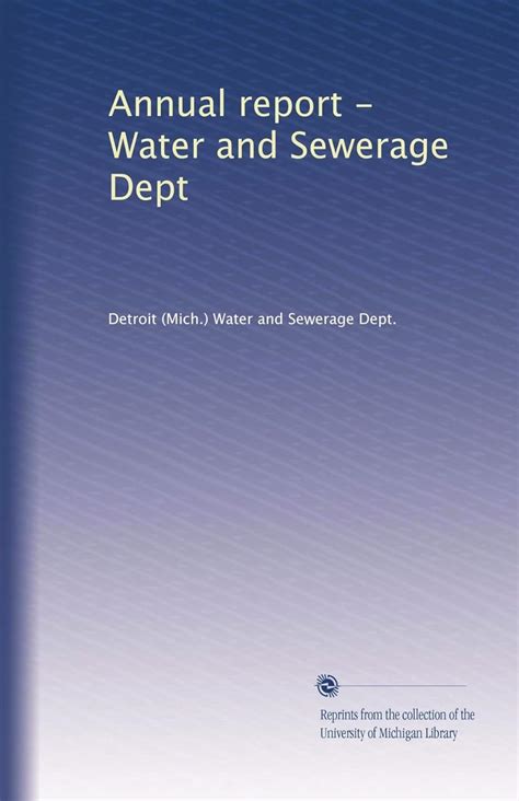 Annual Report - Water and Sewerage Dept PDF