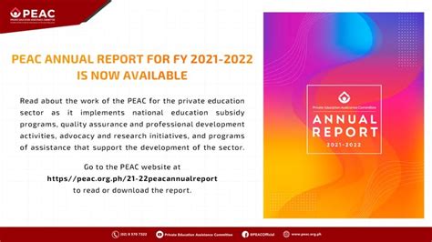 Annual Report of the Private Education Sector (2022)