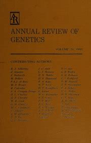 Annual Review of Genetics: 1990 Reader