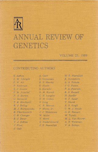 Annual Review of Genetics: 1993 Kindle Editon