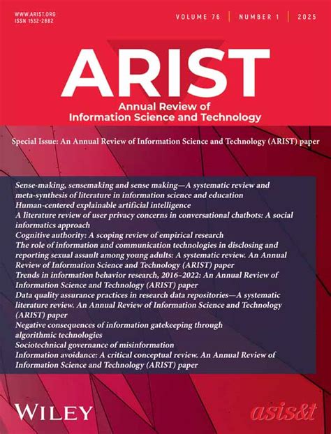 Annual Review of Information Science and Technology, Vol. 37 PDF