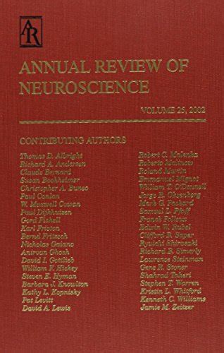 Annual Review of Neuroscience Vol 29 2006 Doc