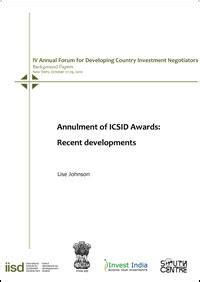 Annulment of ICSID Awards Doc