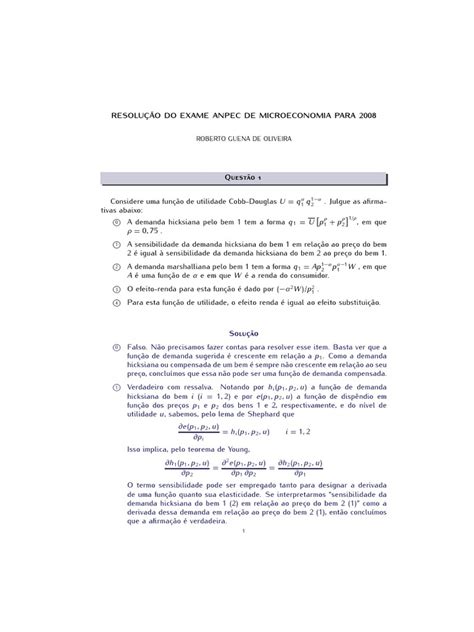 Anpec 2009 PDF PDF