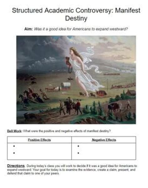 Answer For Manifest Destiny Section 3 Doc