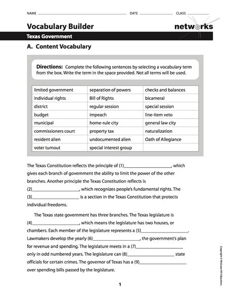 Answer For Vocabulary Builder Section 1 History Kindle Editon