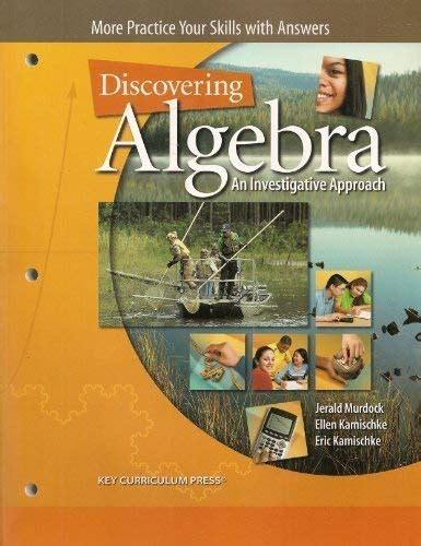 Answer Key Discovering Algebra An Investigative Approacht PDF