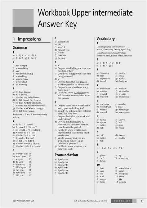 Answer Key English Result Upper Intermediate Epub