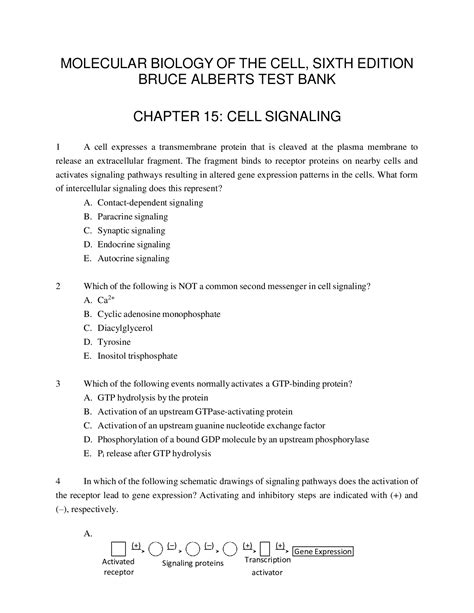 Answer Key For 6th Edition Biology Study Reader