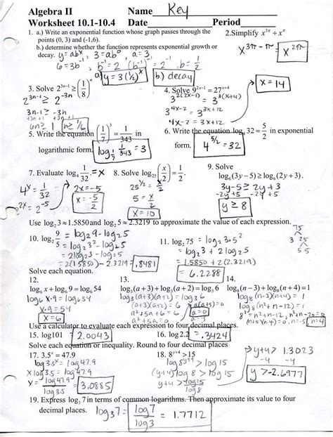 Answer Key For Carnegie Learning Course 2 PDF