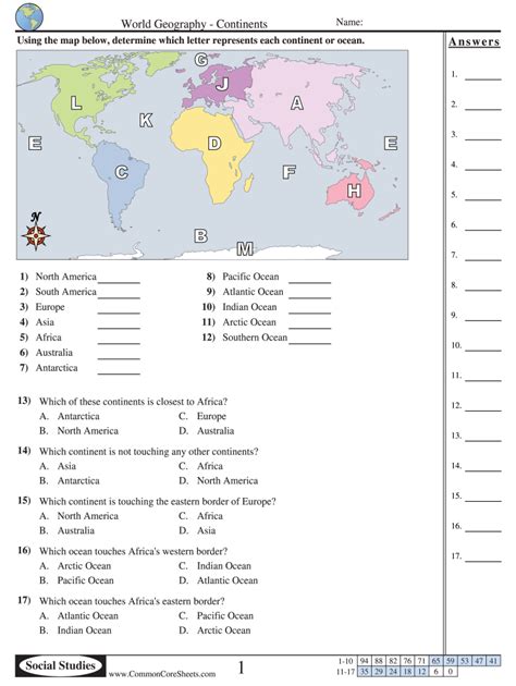 Answer Key For World Geography Unit 8 PDF