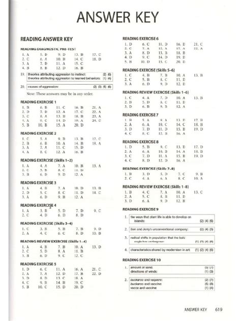 Answer Key Longman Toefl Ibt Doc