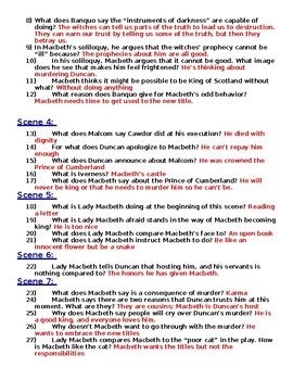 Answer Key Macbeth Kindle Editon