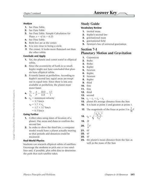 Answer Key Physics Principles And Problems Reader