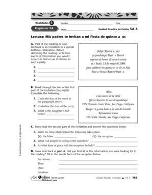 Answer Key Realidades 3 Workbook Doc