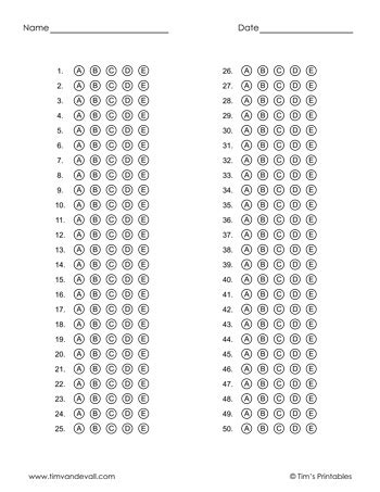 Answer Key Template Kindle Editon