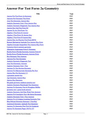 Answer Key To Odysseyware Geometry Doc