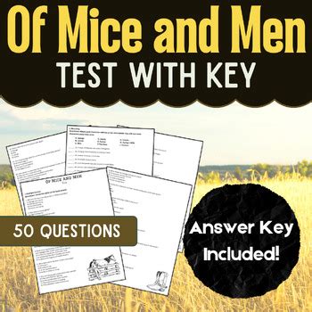 Answer Key To Of Mice And Men PDF