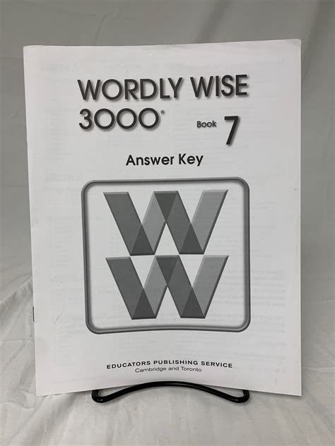 Answer Key Wordly Wise 3000 Book C Kindle Editon