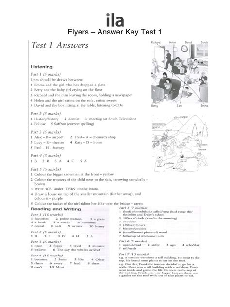 Answer Keys For Flyers 2 Teachers Kindle Editon