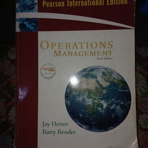 Answer Operations Management Edition 9th Jay Heizer Reader