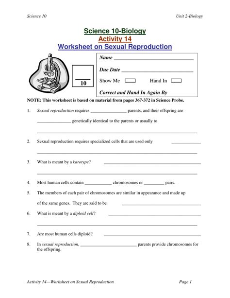 Answer Science 10 Biology Activity 14 PDF