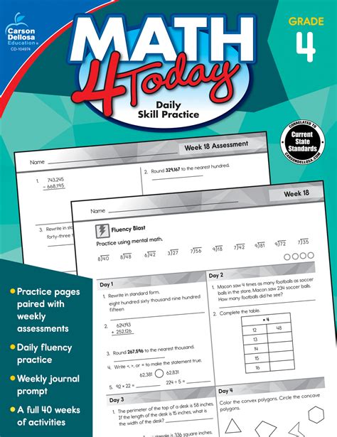 Answer key math 4 today grade 4 Ebook Doc