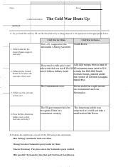 Answers Chapter 18 Section Guided Reading The Coldwar Heats Up Doc