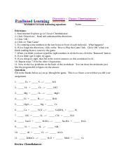 Answers For Classic Chembalancer Game On Sciencespot Reader