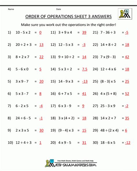 Answers For Mathworksheetsl Epub