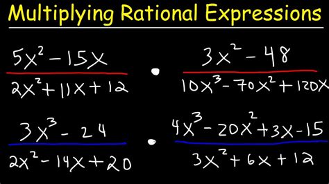 Answers For Multiplying Rational Expressions PDF