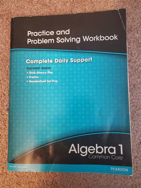 Answers For Pearson Algebra 1 Workbook Kindle Editon