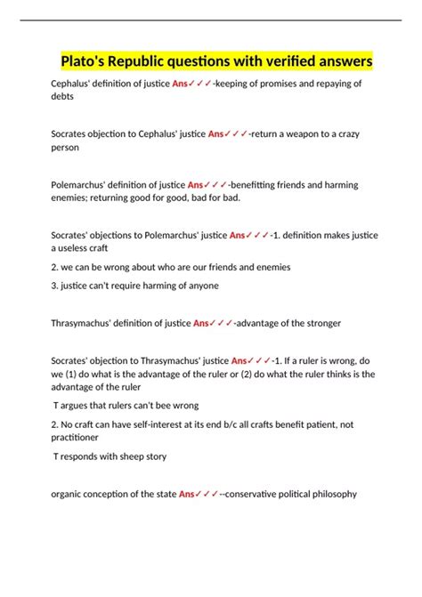 Answers For Plato Tests Reader