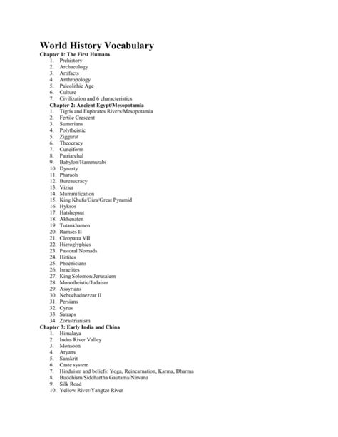 Answers For World History Vocabulary Activity 14 Reader