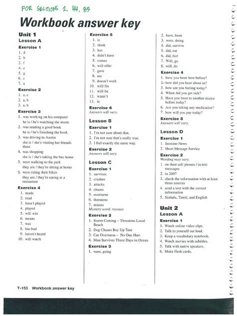 Answers Page 51 Reader