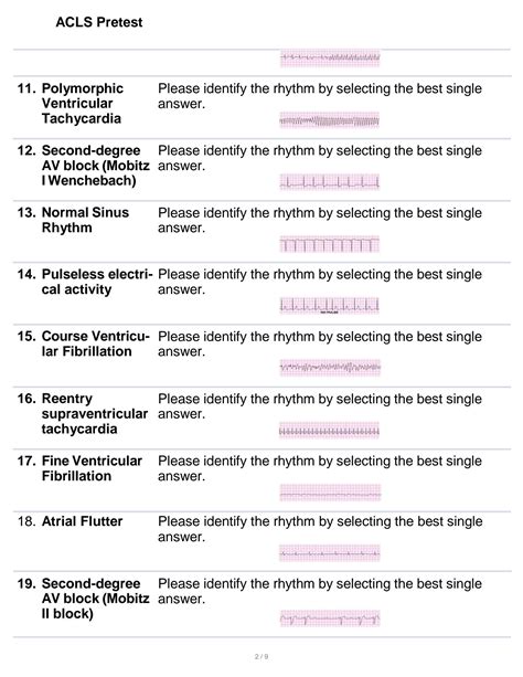 Answers To Acls Pretest Reader