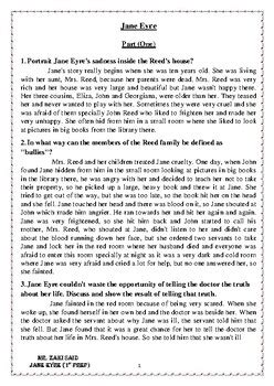 Answers To Activities For Jane Eyre PDF