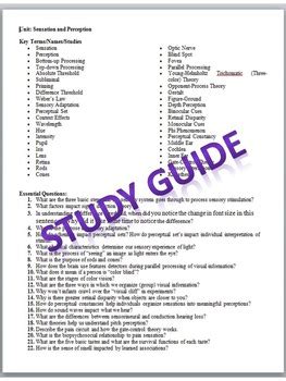 Answers To Ap Psychology Study Guides Epub