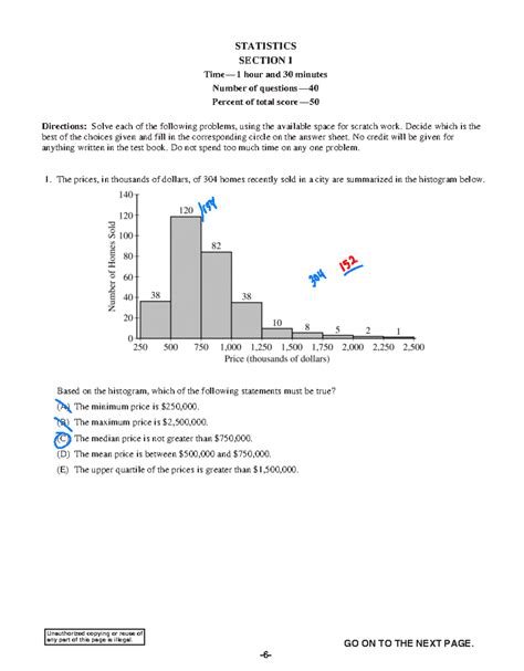 Answers To Ap Statistics Practice Test Doc