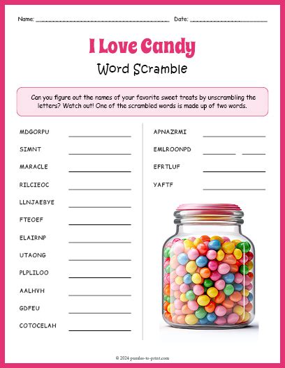 Answers To Candy Words Epub