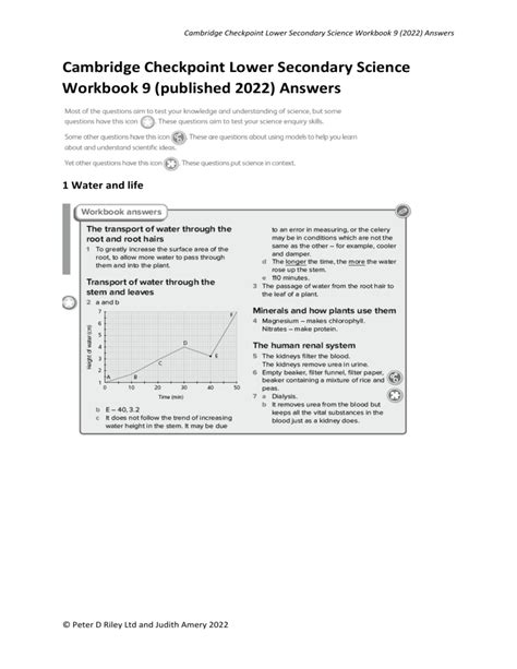 Answers To Checkpoints In Environmental Science Reader