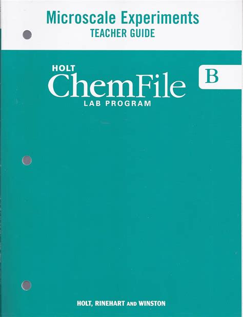 Answers To Chemfile Experiment A16 PDF