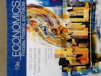 Answers To Economics 19e Mcconnell Kindle Editon