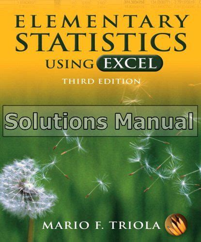 Answers To Elementary Statistics Using Excel Doc