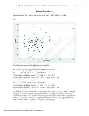 Answers To Empirical Exercises Econometrics Stock Watson Doc