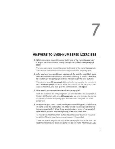 Answers To Even Numbered Exercises 1 Sobell Kindle Editon