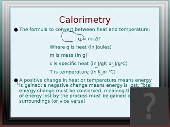 Answers To Fundamentals Of Calorimetry Ap Chemistry PDF