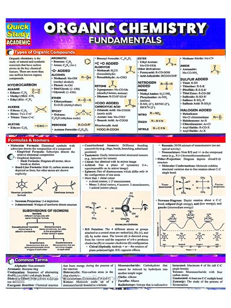 Answers To Fundamentals Of Organic Chemistry PDF