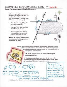 Answers To Geometry Performance Task PDF